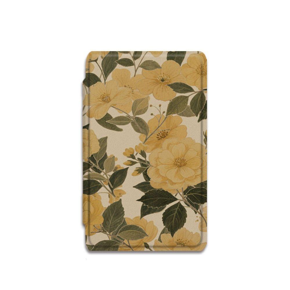 Floral Pattern Magnetic Case Shockproof Folio Shell High Quality Protective Cover for XTEINK X4/X3