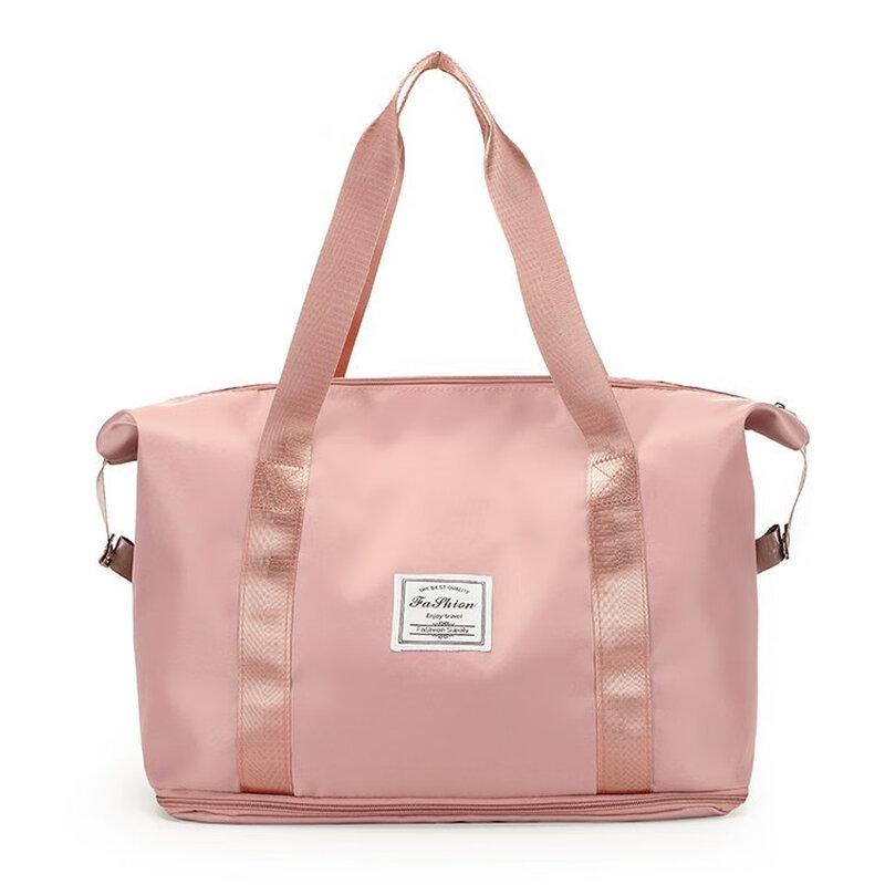 

Large Capacity Double-Layer Travel & Gym Bag with Wet-Dry Separation One Size