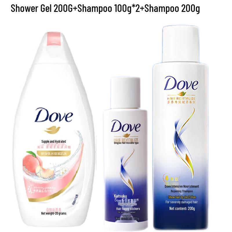 

Dove Shower & Hair Care Set