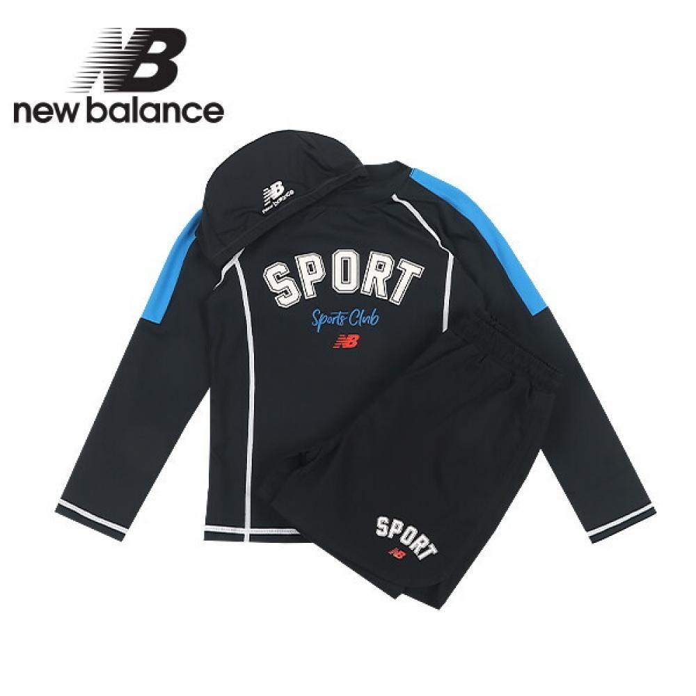

New Balance Kids Rash Guard Sporty Uni 2 In 1 Black 130