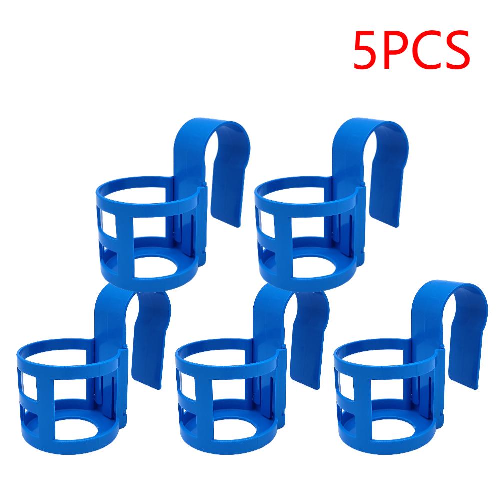 1-5PCS Swimming Pool Water Cup Hanger Poolside Cup Holder Reusable Swimming Pool Side Storage Rack Pool Accessories