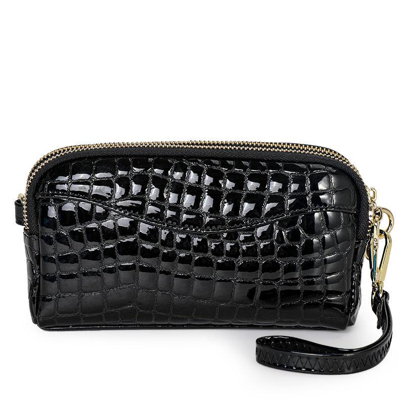 

Сумка из натуральной кожи, женская маленькая сумка, новая маленькая сумка через плечо, яркий кожаный чехол для мобильного телефона, кошелек zero