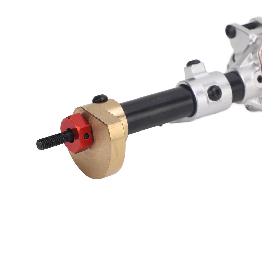 RC Rear Axle Assembly Replacement RC Rear Axle with 27T 8T Internal Mounting Gear for SCX10 PRO Silver