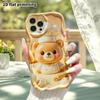 Phone Case: 2D flat design suitable for iPhone 18 17 16 15 14 13 Pro protective case, chef little bear, perfect Christmas and Halloween holiday gift