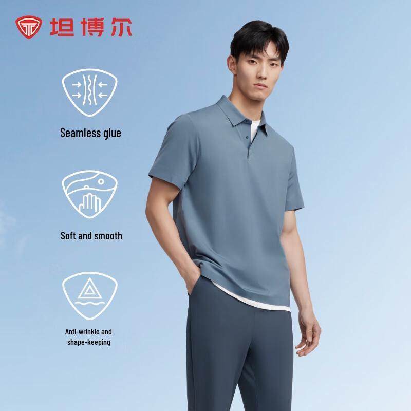 Tanboer Men s Business Casual Polo T-Shirt 185