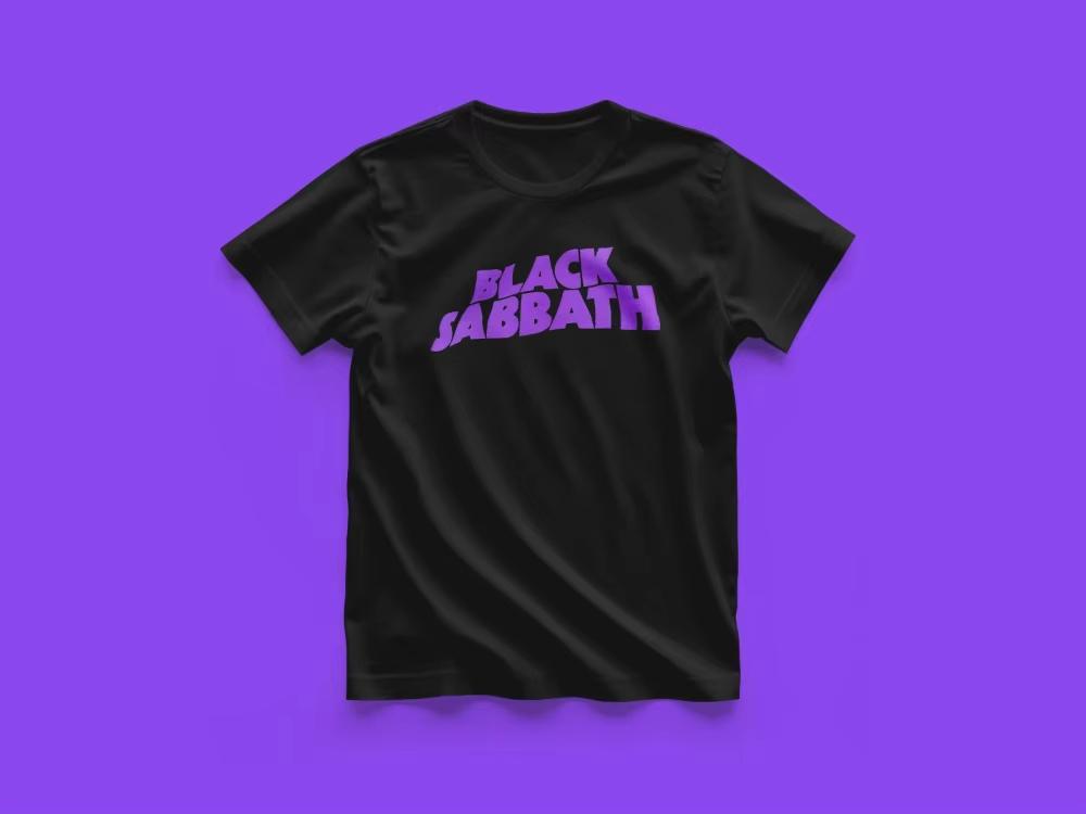2025 Black Sabbath Aston Villa Rückseite Die Letzte Show Bedrucktes Kurzarm Sommer Baumwolle Rundhals T-Shirt Locker Herren Damen Druck