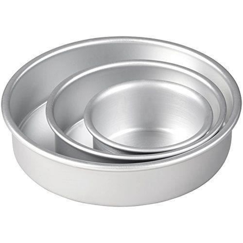 Wilton Lot de 4/6/8 mm PP rond en étain Argenté - 2105-0472