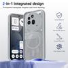 For Nothing Phone 3A Pro Magsafe Magnetic Wireless Charging Case Cover Nothing 3A Airbag Anti-Fall Acrylic Case Nothing Phone 4A