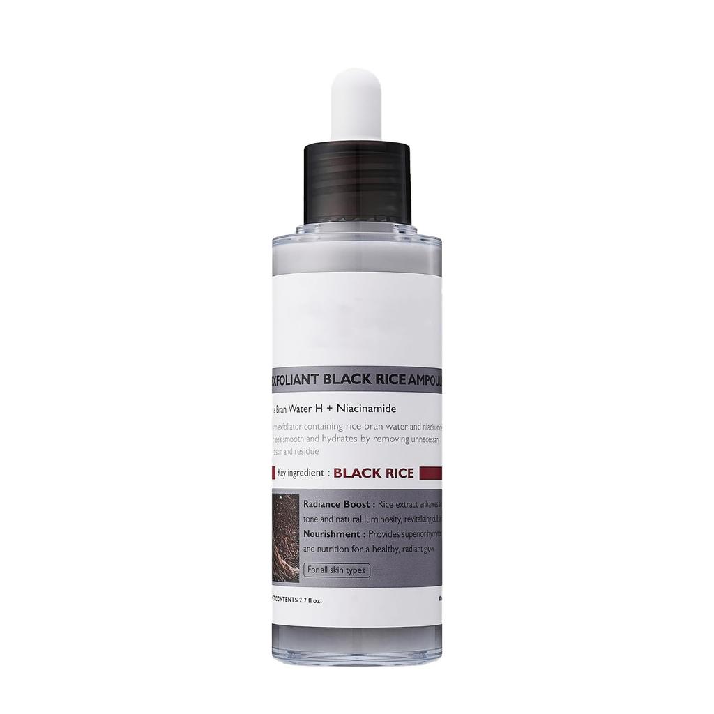 Black Rice Exfoliator Gentle Exfoliator For Face And Body To Remove Dead Skin Cells And Blackheads 80ml