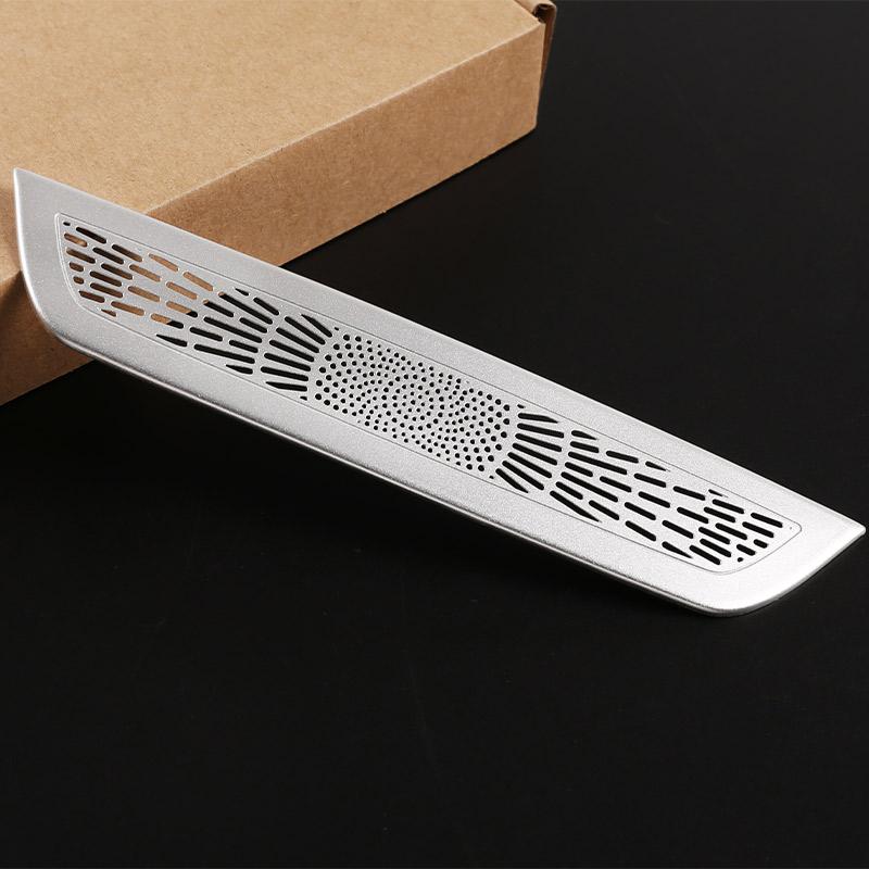 

For BMW 7 Series F01 F02 F03 F04 09-14 Aluminum Alloy Car Roof Reading Light Rear Decorative Mesh Cover stickers Car Accessories