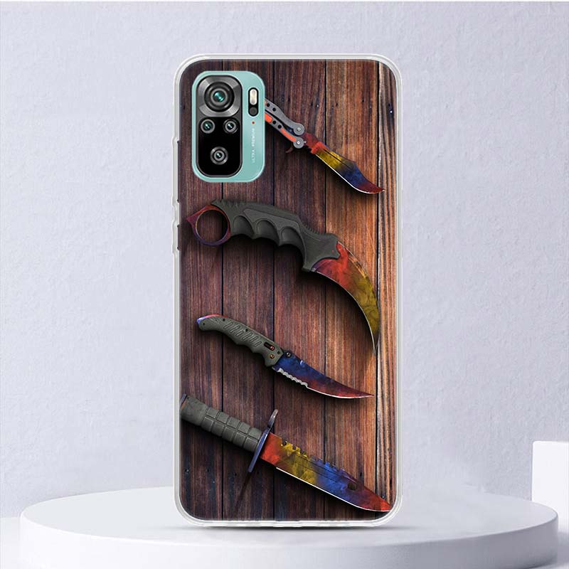 Counter Strike Cs Go Soft Case For Xiaomi Redmi Note 14 13 12S 11S 10S 12 Pro Plus Phone Cover 11 10 11E 11T Note14 Shell Coque