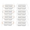 16pcs Electrode Patch Self Adhesive Reusable Replacement  Electrode Pad for TENS Machine 1.6 I