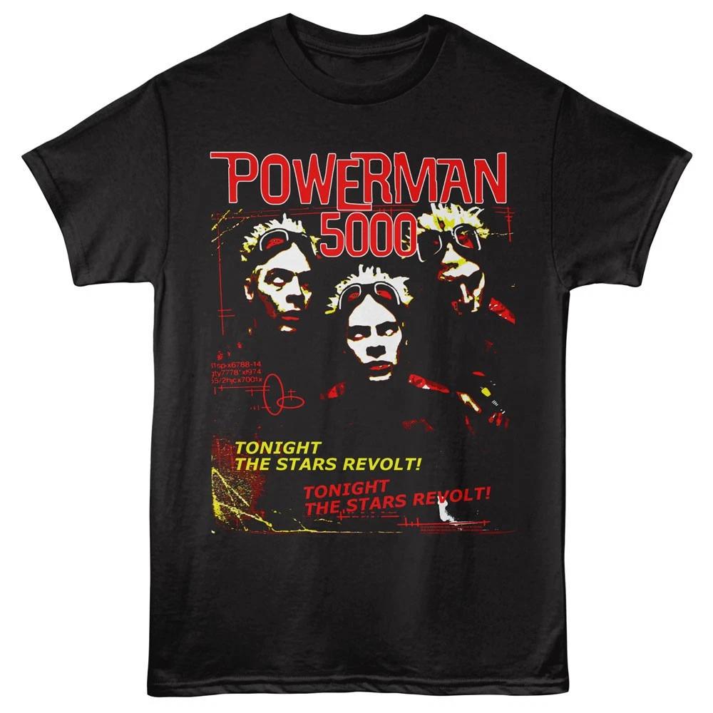 Powerman 5000 Tonight The Stars Revolt Men s T shirt 3XL