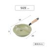 Takeda Corporation Pink 39 X X IH Compatible Ceramic Deep Frying Pan 20CM PI IHFFT20PI [Cooking/Frying Pan/IH Compatible] 23.4 7.2cm