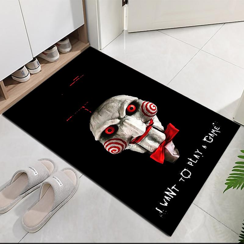 Halloween Horror Printed Carpet, for Office Chair Living Room Bedroom Kitchen Room Decor Gifts.