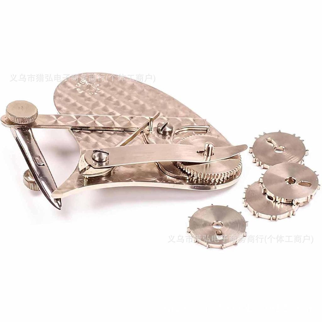Mechanical Gear Linear Drawing Pen Tool with Adjustable Spoke Wheels for Precise Pattern Making and Technical Drafting Applications