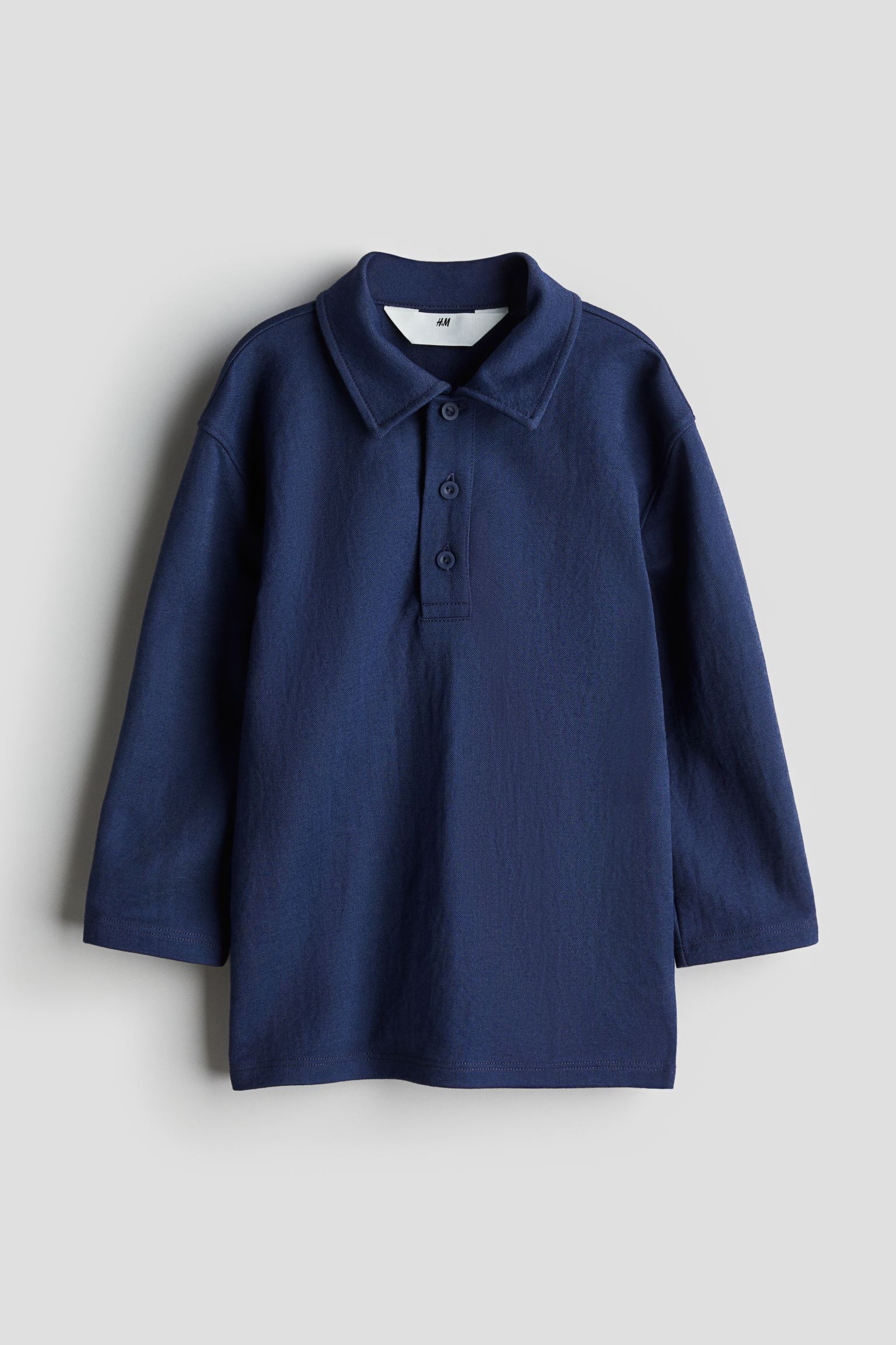 

Рубашка-поло из джерси с длинными рукавами