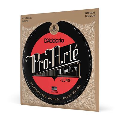 Klassikgitarrensaiten Normal EJ45 D'Addario Pro-Arte Silber/Klar