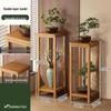 Solid Wood Multi-Layer Plant Stand