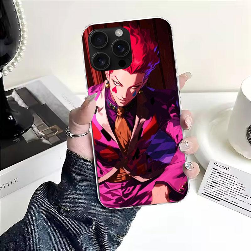 

Huner X-Hunters Hisoka Мягкий чехол для телефона Для IPhone 11 17 Air 16E 16 Pro Max 15 + 14 Plus 13 Mini 12 Apple 7 SE 8 Fundas Coque 11 iPhone 14 Pro Max