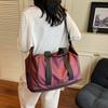 Dry and Wet Separate Travel Bag Women's Large Capacity Outdoor Duffel Bag Extensible Lightweight Yoga Fitness Bag