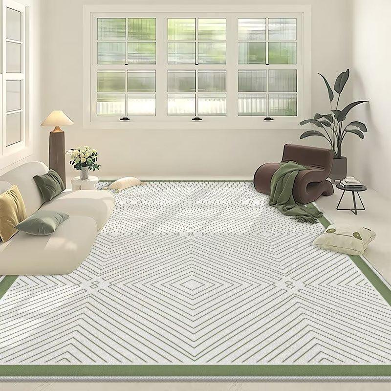 Simple Living Room Carpet Coffee Table Modern Large Area Household Use Anti Slip Room Bedroom Bedside Mat