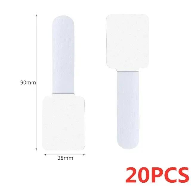 60/20PCS Hook and Loop Cable Ties, Adhesive Cable Clips, Cord Organizer Management Nylon Cable Ties Reusable Loop Hoop Tape