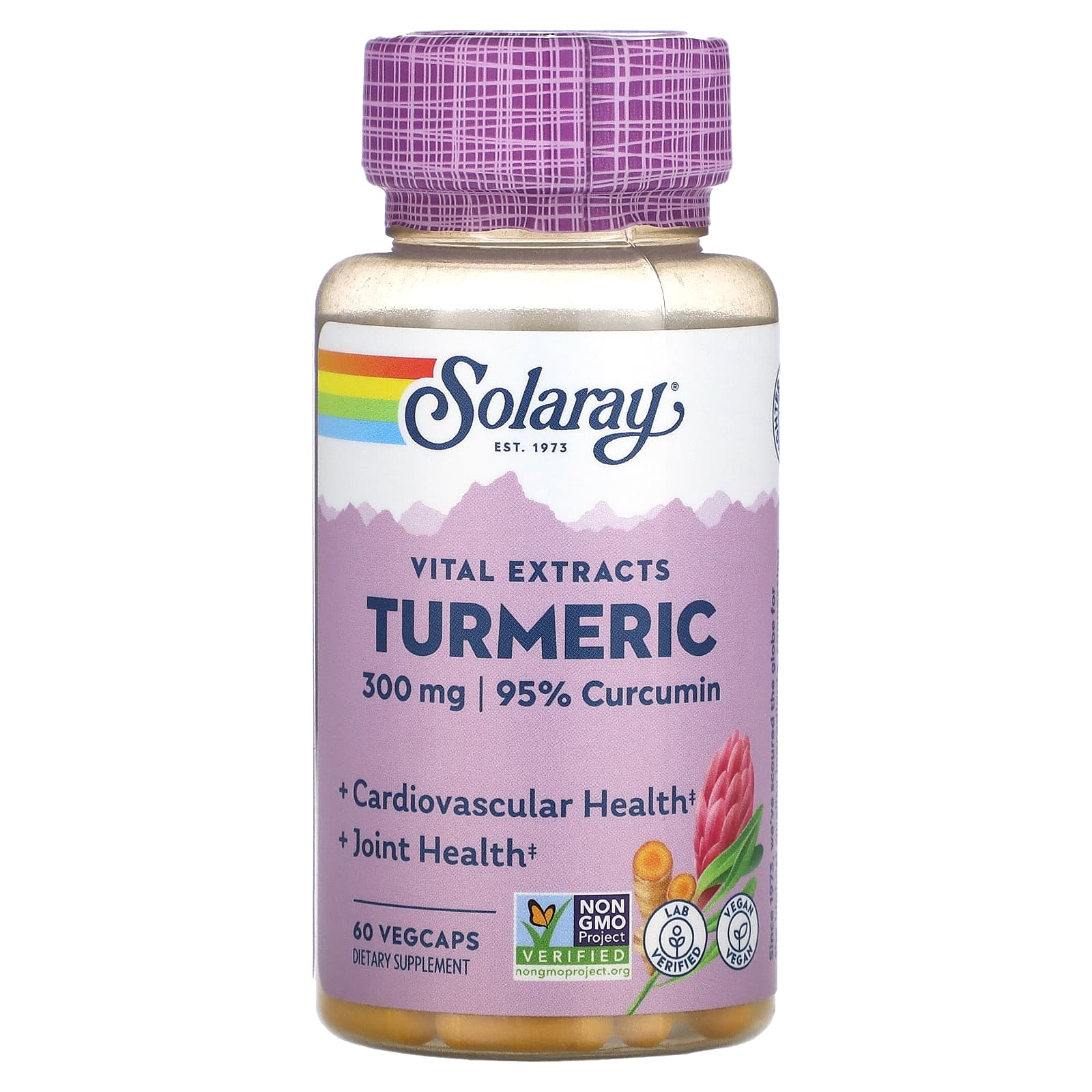 

Turmeric Root Extract, 300Mg, 60 Veggie Capsules