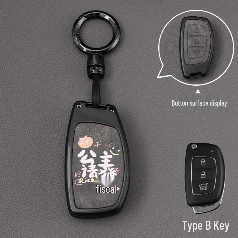 Compatible with Beijing Hyundai ix35, Key Cover for Langdong Elantra, Mingtu, Yue Dong, Ruina, Yuen Na, Festa, Sheng Alloy.