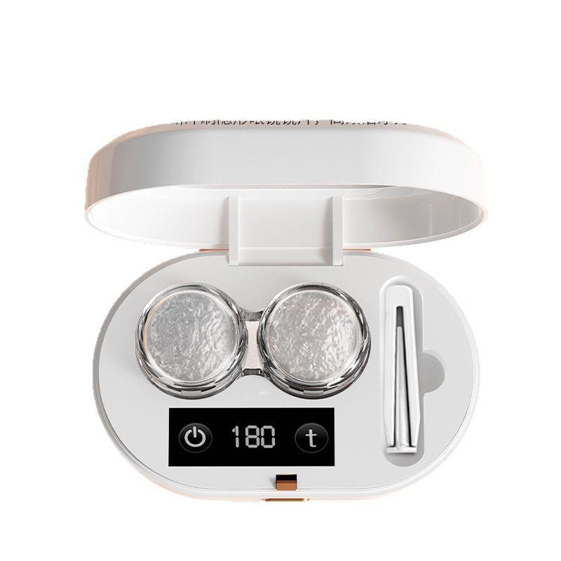 Contact Lens Contact Lens Cleaner Mechanized Foldable Cleaner Ultrasonic Lens Rinsing Sterilization Case PracticalDesign