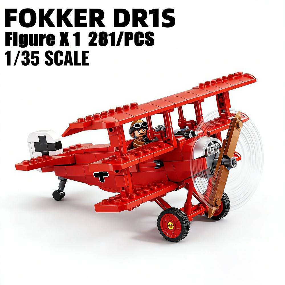 High-Standard Wwi Fokker Dr-1 High-Standard Triplane Figurinehter-Jet Premium-Quality / First-Class Sopwith Premium-Quality Camel Bi-Plane