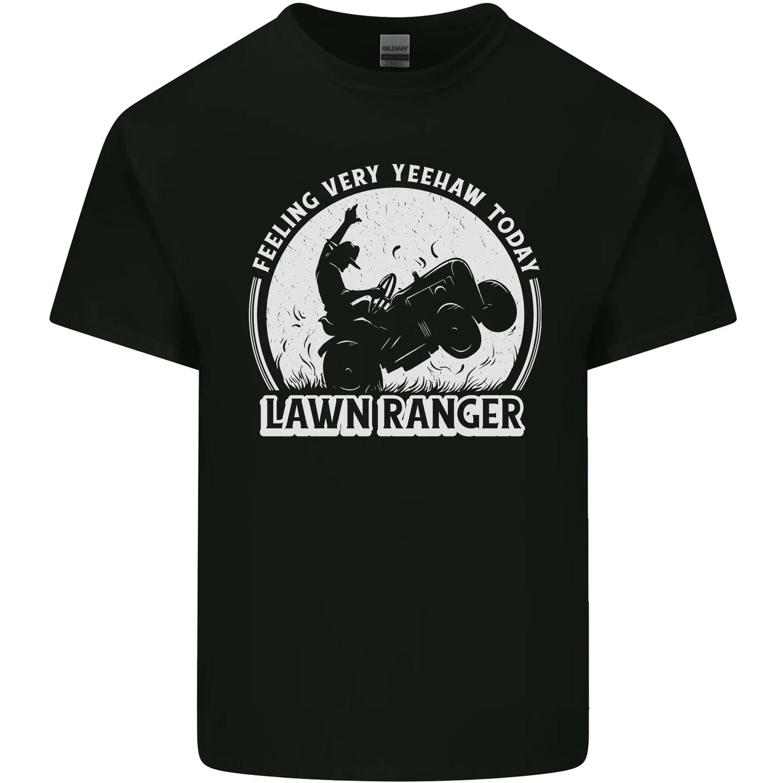 

Lawn Ranger Funny Gardening Gardener Kids T-Shirt Childrens M