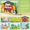 Montessori Reusable Scene Sticker Books for Kids DIY Cartoon Learning Toy