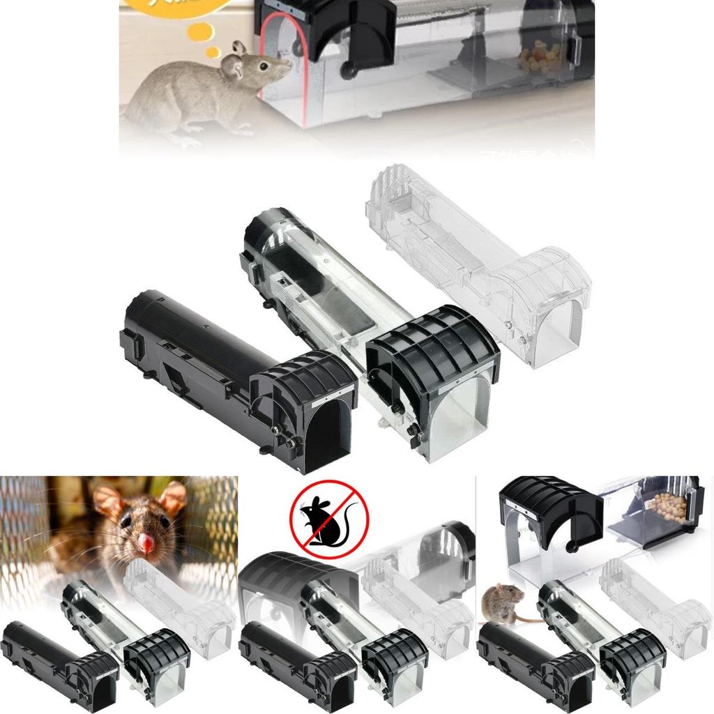 Eco-friendly Non-toxic Plastic Mouse Trap Safe And Reliable Long Cage Design