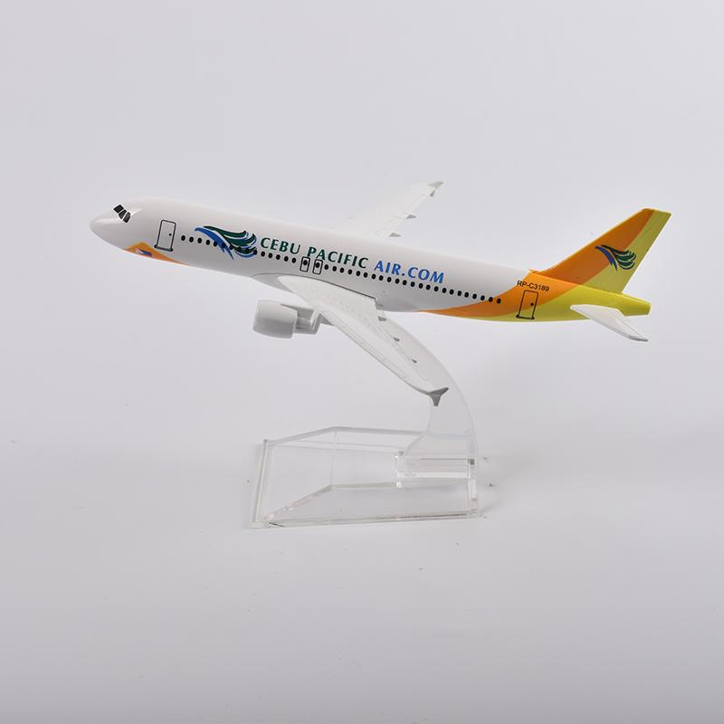 1/400 Scale 16CM Air Cebu Pacific A320 Aircraft Model Planel Airplane Diecast Metal Planes Collect Gifts
