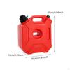 Auto Kraftstoff Tank 5L/1,3 Gallonen Öl Benzin Lagerung Kann Dicken Robusten Behälter für ATV