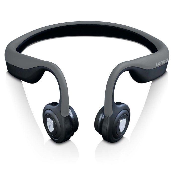Lenco HBC-200 - Bluetooth-Kopfhörer mit Knochenleitung - Schwarz