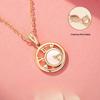 Women's 925 Silver Time Necklace Pendant - Fashionable Clavicle Chain Jewelry Christmas Gift for Girlfriend or Wife