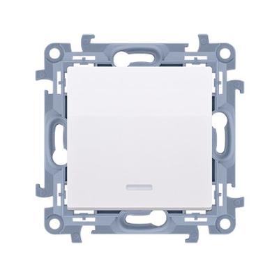Single-pole Switch with LED Illumination (module) 10AX, 250 V~, Terminals