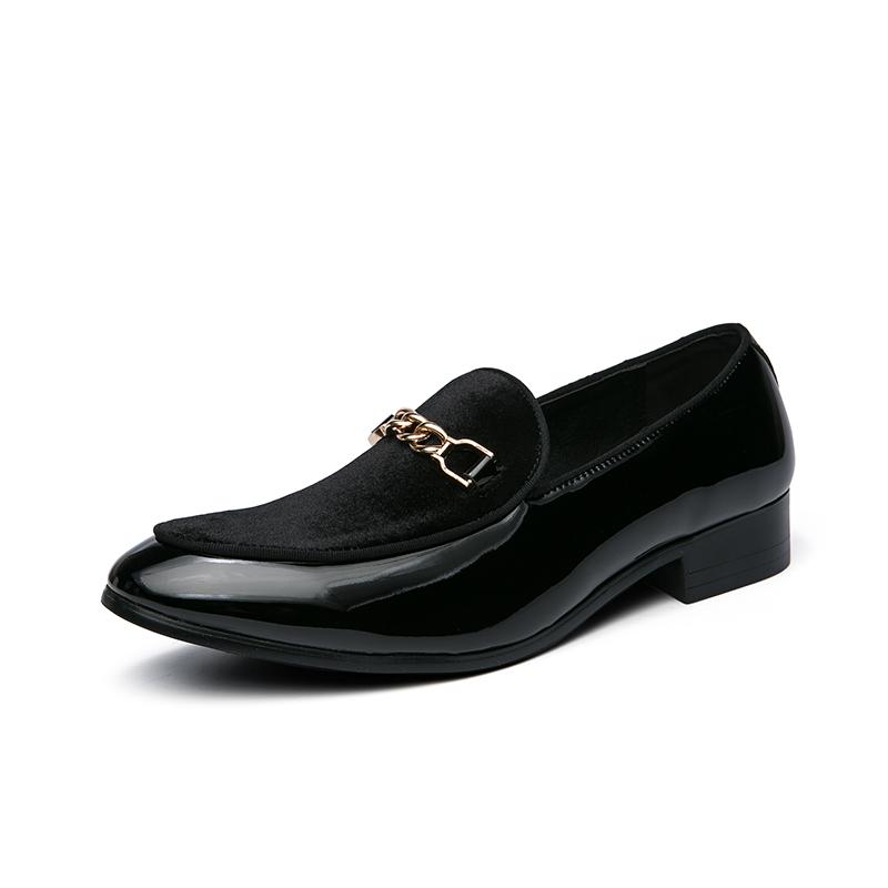 Fashion Luxury Design Suede Men's Loafers Black Blue Red Casual Dress Shoes For Nightclub Party Monk Strap Men Shoes Size 38-47