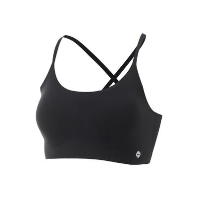 Li Ning Fitness Series Lässig Minimalistisch Einfarbig Bequem Atmungsaktiv Sportunterwäsche Damenunterwäsche Schwarz AUBV018-1