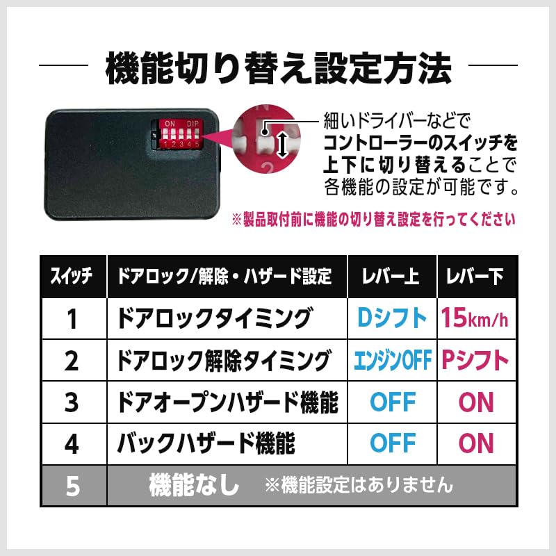 Enlarge Shoji Inspection Vehicle Inspection Auto Door Lock Kit Hazard Warning for Bandit [OBD & Compliant] Speed-Linked (with Function) Solio/Solio