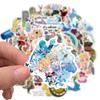 50pcs Disney Movie Alice in Wonderland Stickers Cute Cartoon Graffiti Sticker Decals for Kids Toy Water Bottle Phone Case