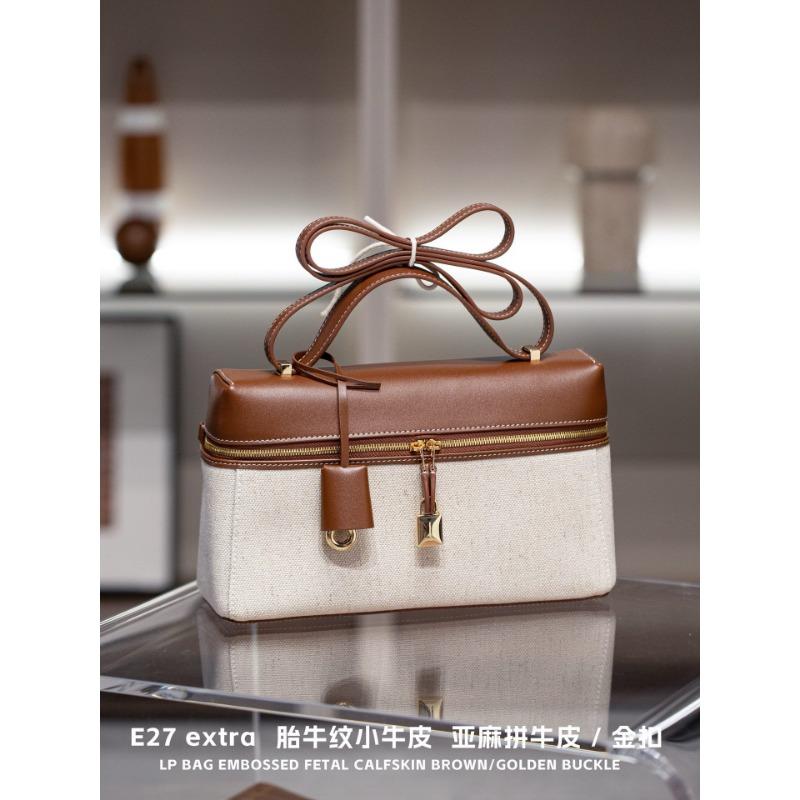 

Кожаная женская сумка-ланчбокс осень и зима новая парусиновая кожаная сумка модная на плечо сумка-мессенджер 27*16*10cm