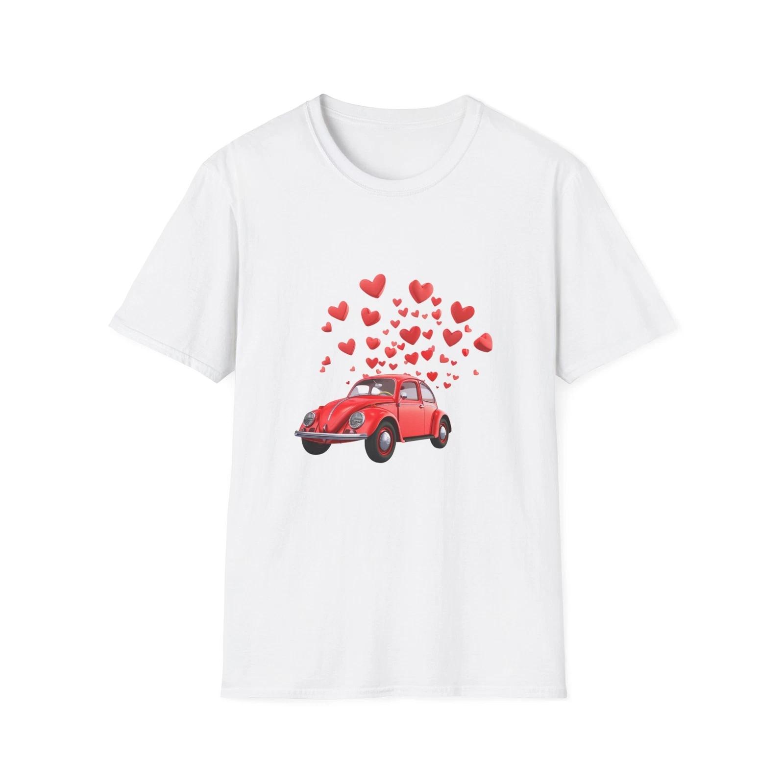 Valentine s Day Unisex T-Shirt, Love Heart Tee, Cupid Shirt, Romantic Apparel, S