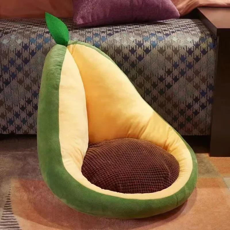 Plush Seat Cushion Soft Comfortable Plush Waist Support Chair Cushion Cute Office Chair Cushion Birthday Present Cojines