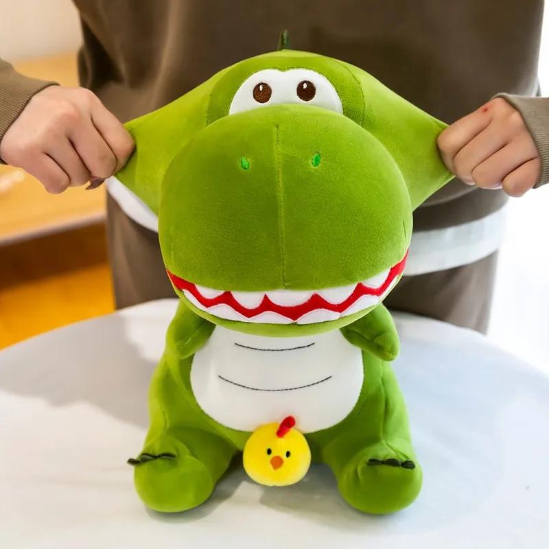 Non-Toxic Kawaii Dumb Chicken Dinosaur Animal Stuffed Plush Toy Doll Cute Quirky Gift Children Dolls Sleep Pillow Soft Room Decor Toys For Kid