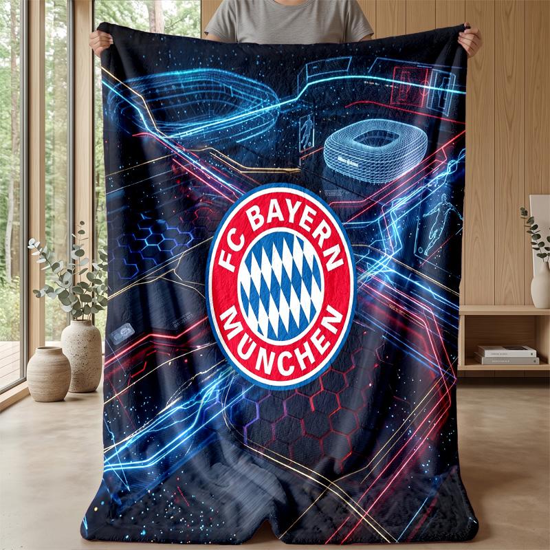 Bayern Munich Theme blanket Soft Flannel Blanket Plush Throw Blanket Cozy Sofa Bed Blanket for Home Decor