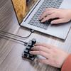 USB Wired Mini Custom Programming Keyboard RGB Knob Keypads Mini Mechanical Keyboard  for Photoshop