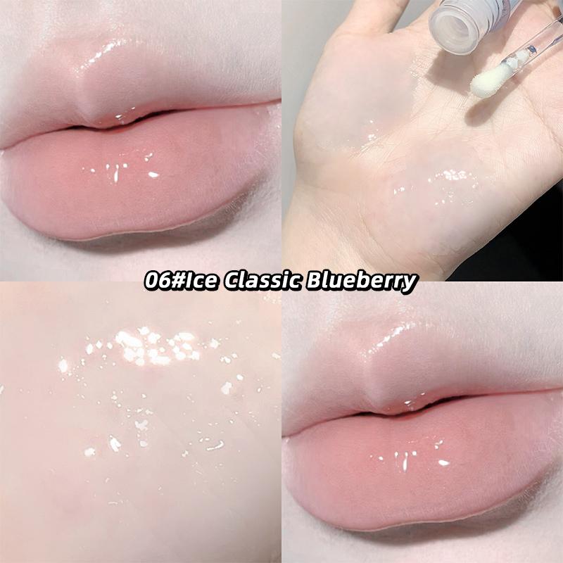 GEGE BEAR Crystal Jelly Увлажняющее масло для губ Прозрачный осветляющий блеск для губ